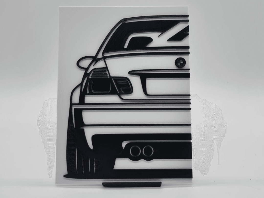 2D Wall Art BMW E46 M3