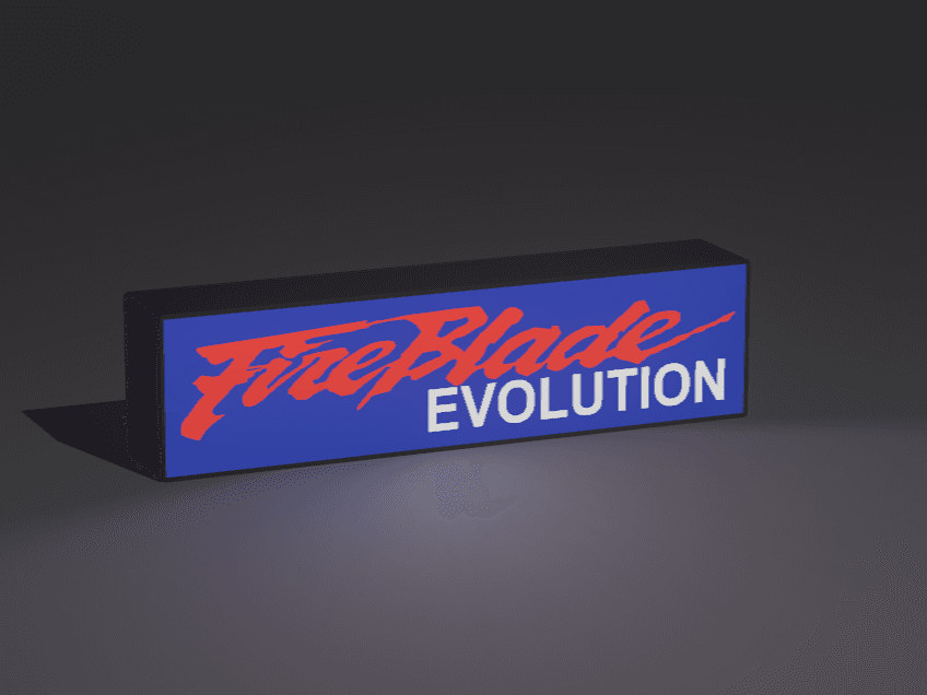 Honda FireBlade Evolution Lightbox.