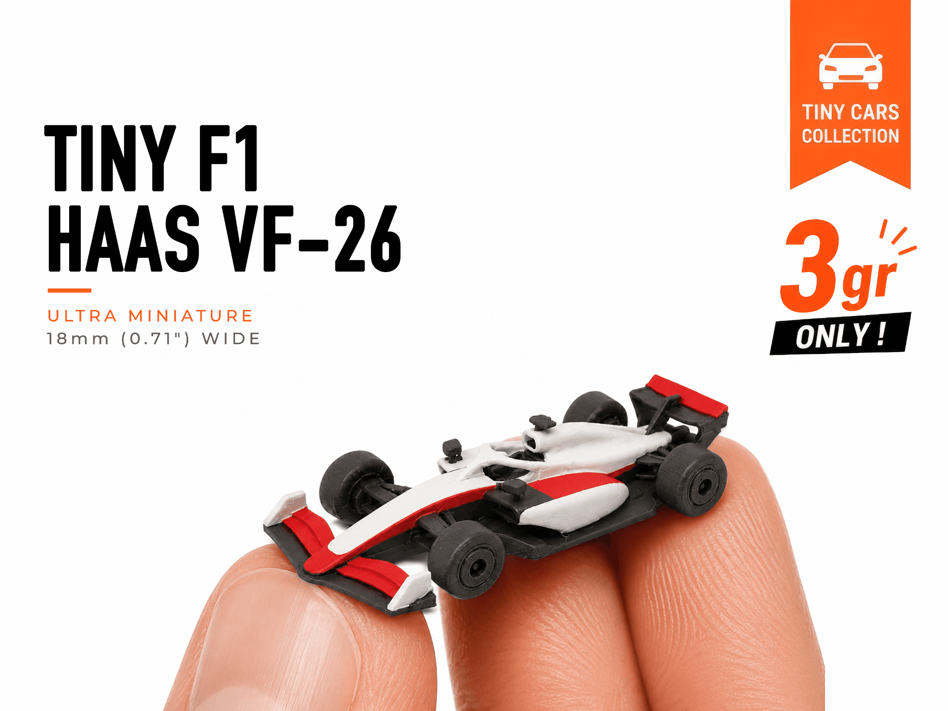 Tiny F1 - Haas VF26 - Mini Cars Series