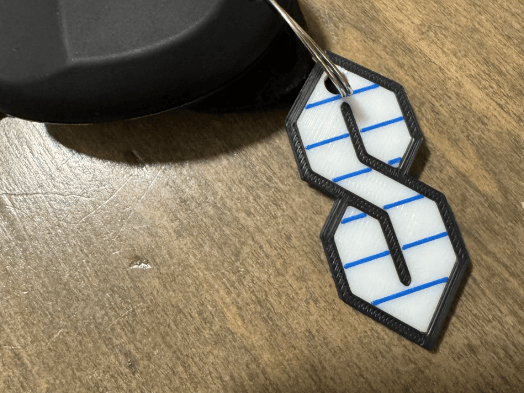 Cool S Keychain - Paper Edge