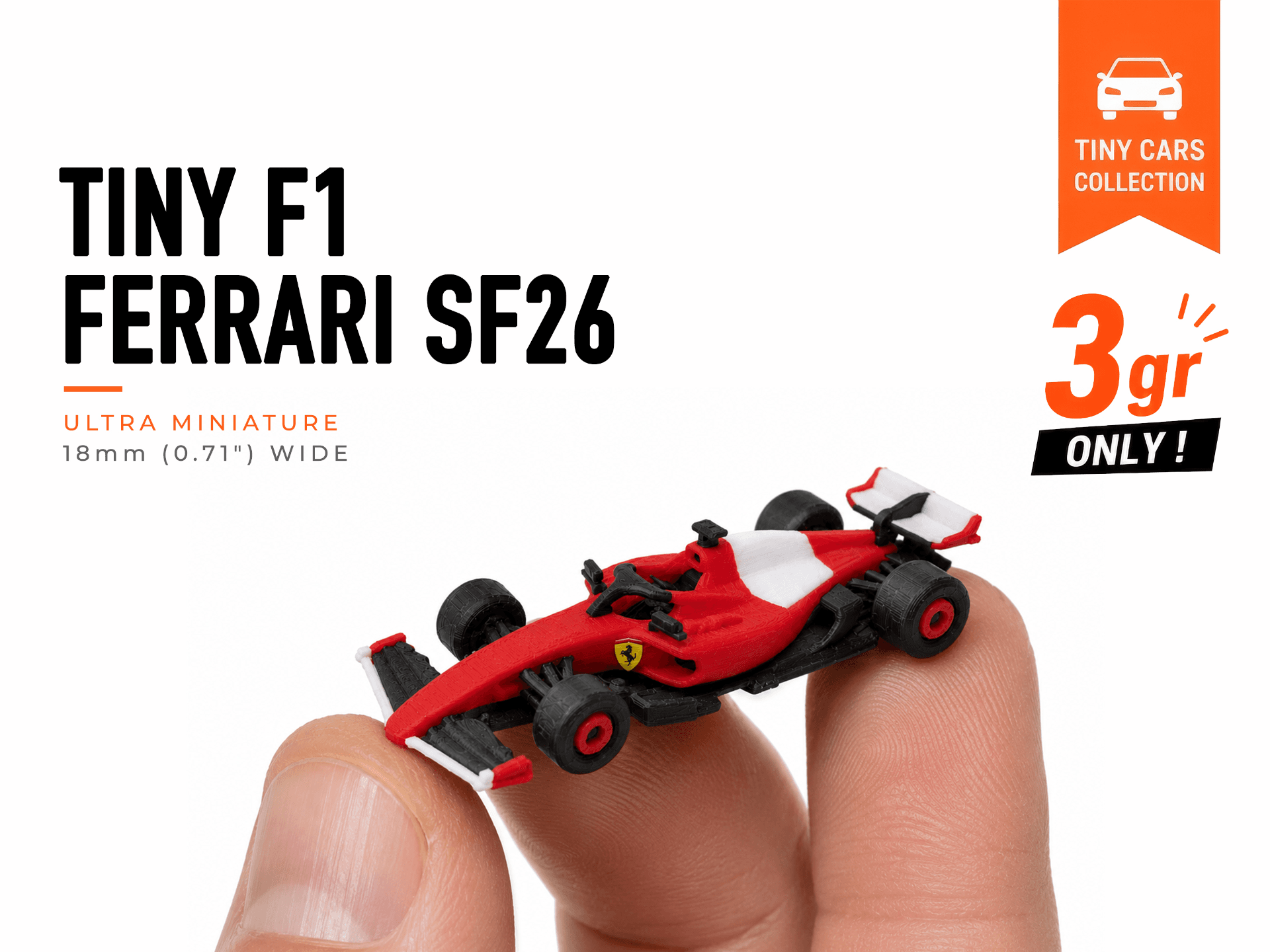 Tiny F1 Ferrari SF26 - Mini Cars Series