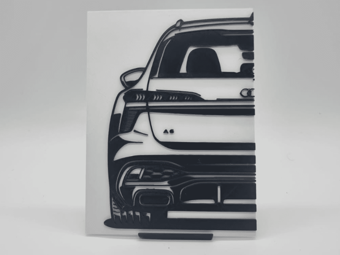 2D Wall Art Audi A6