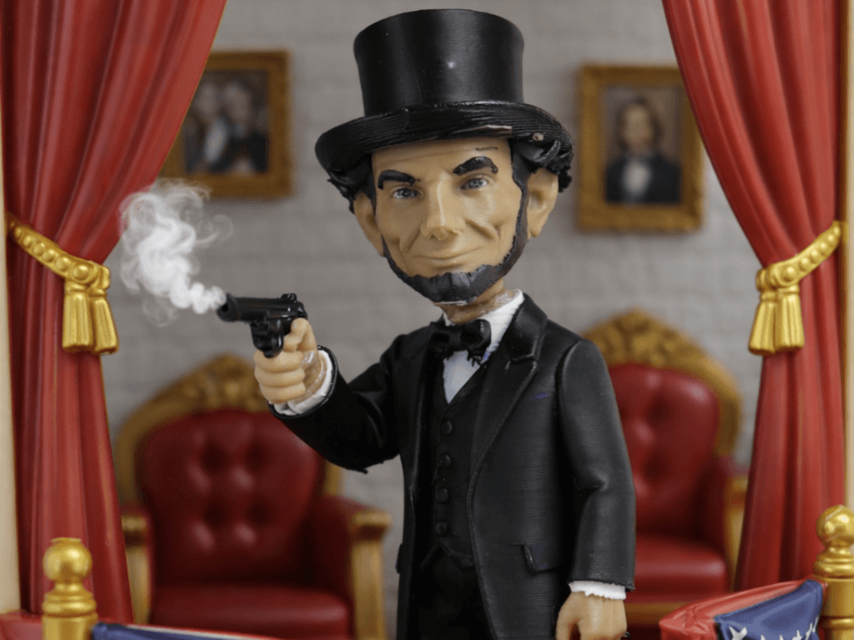 Abe’s got a gun.