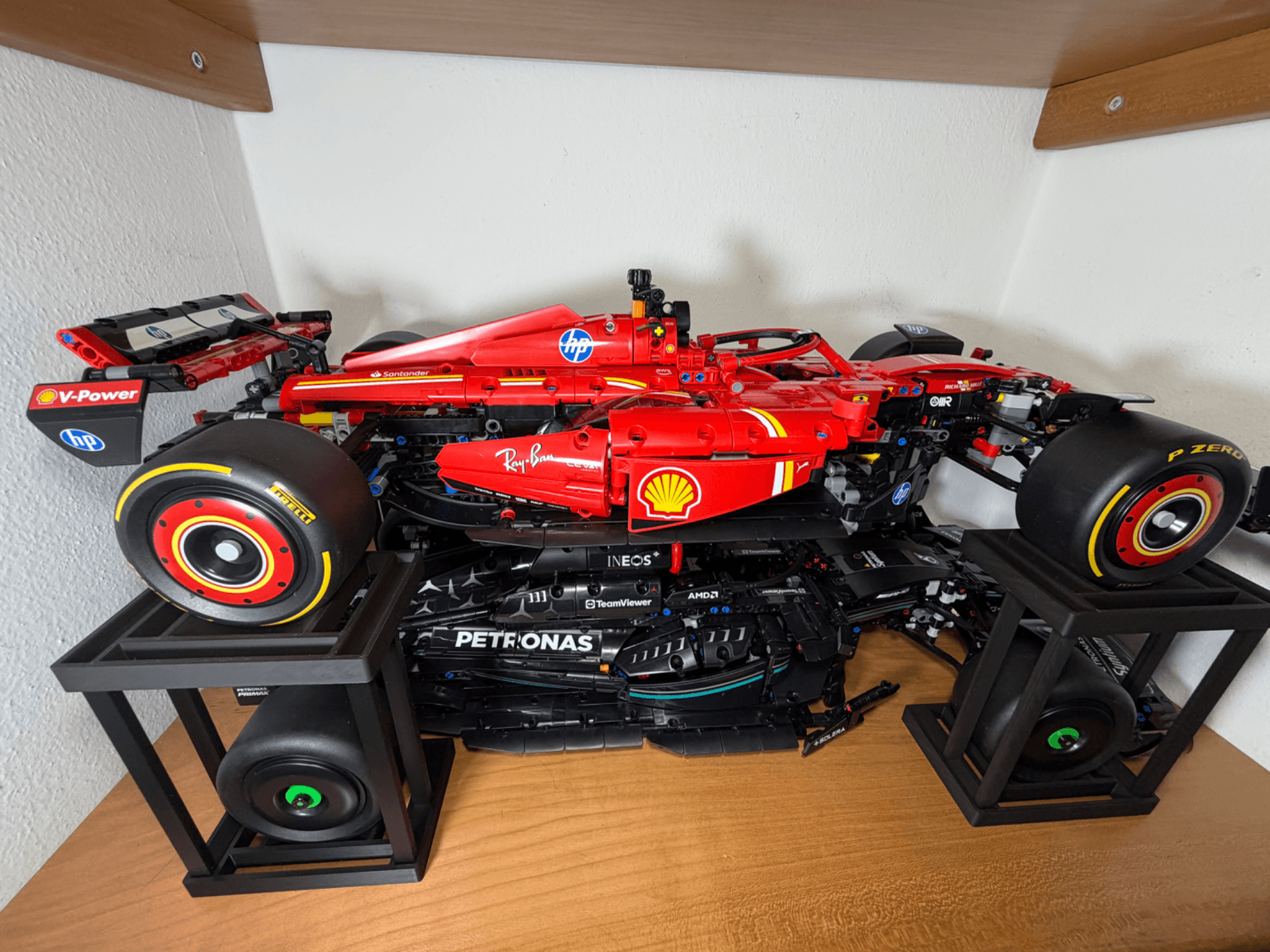 Modular Display Stand for Technic F1 Cars