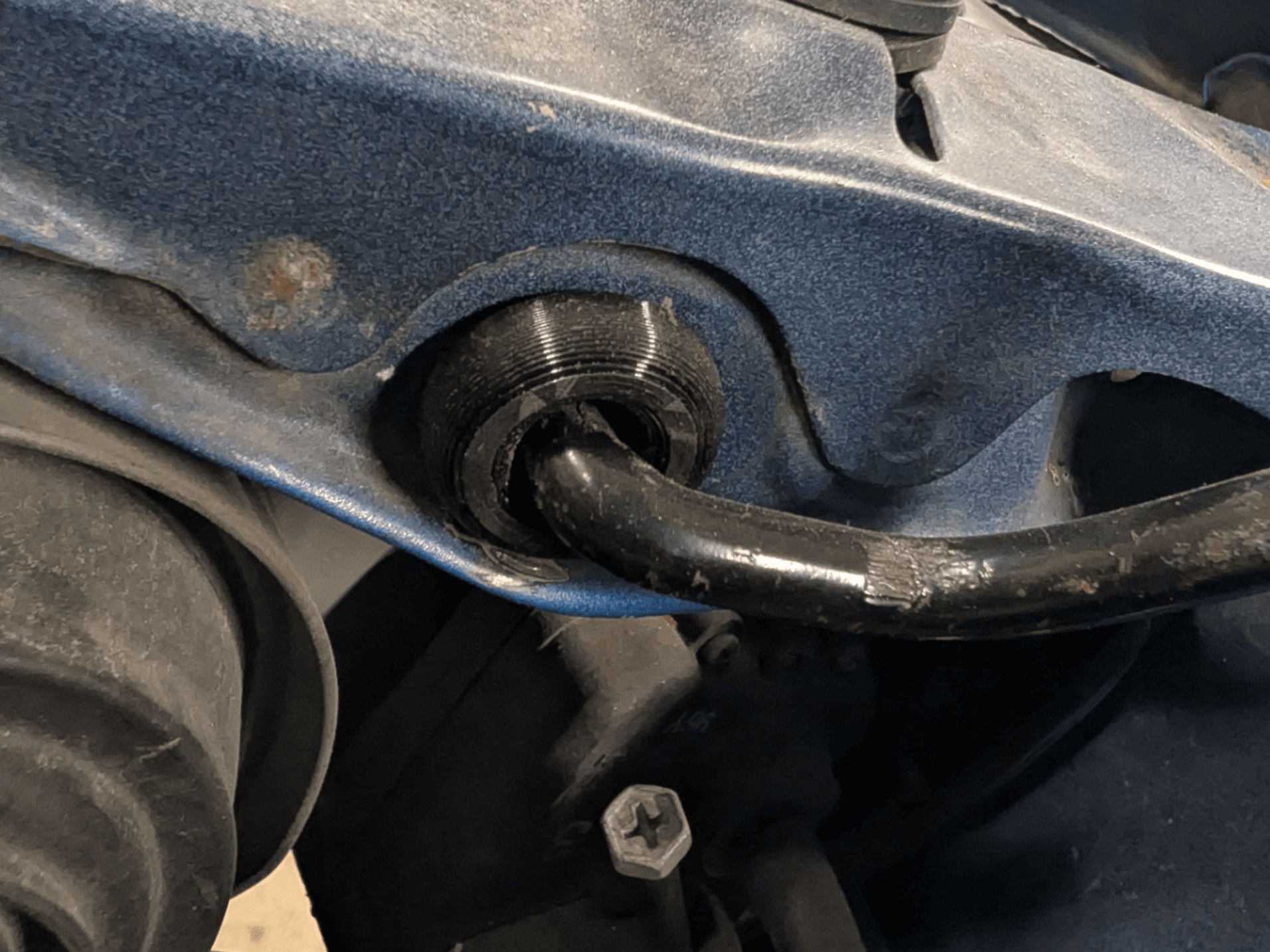 Subaru impreza gc8 hood prop rod rubber bushing.