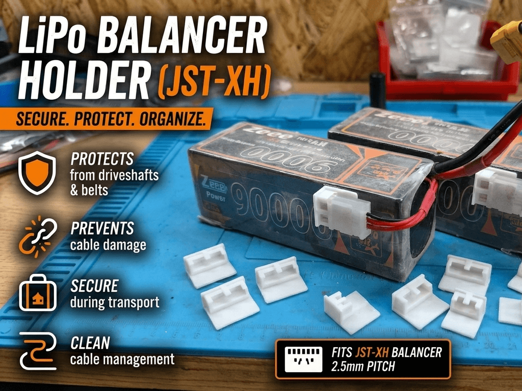 Balancerstecker Halter LiPo RC Akku Clip
