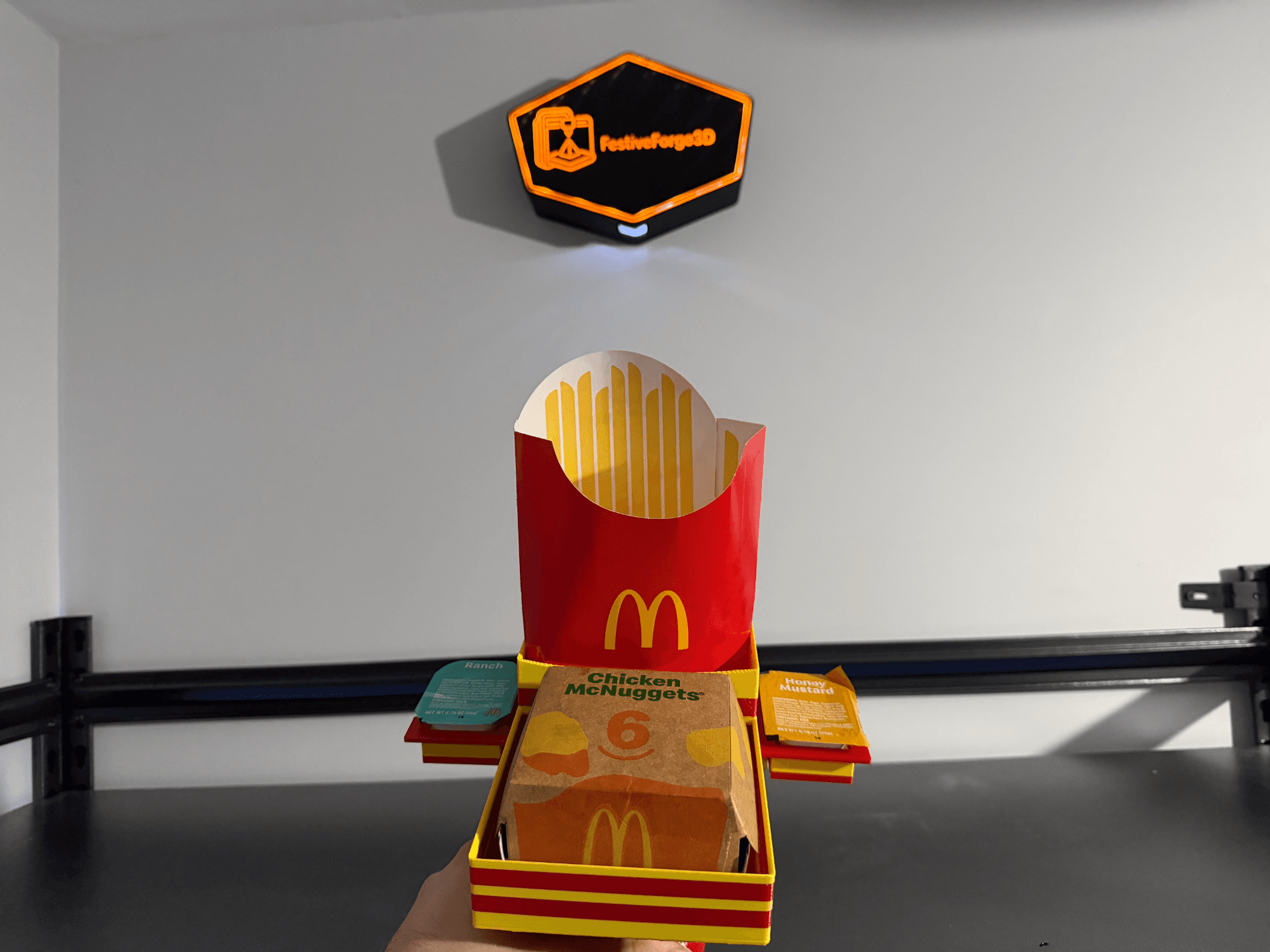 Fast Food Cup Holder Tray
