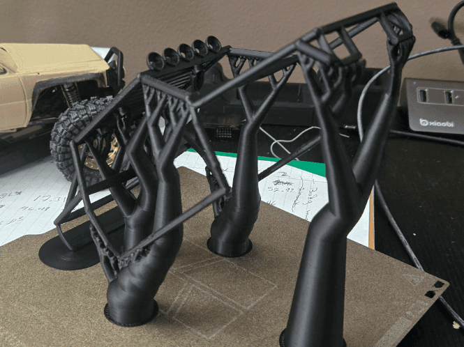 scx24 Cage for hilux 4doors with super short bed 