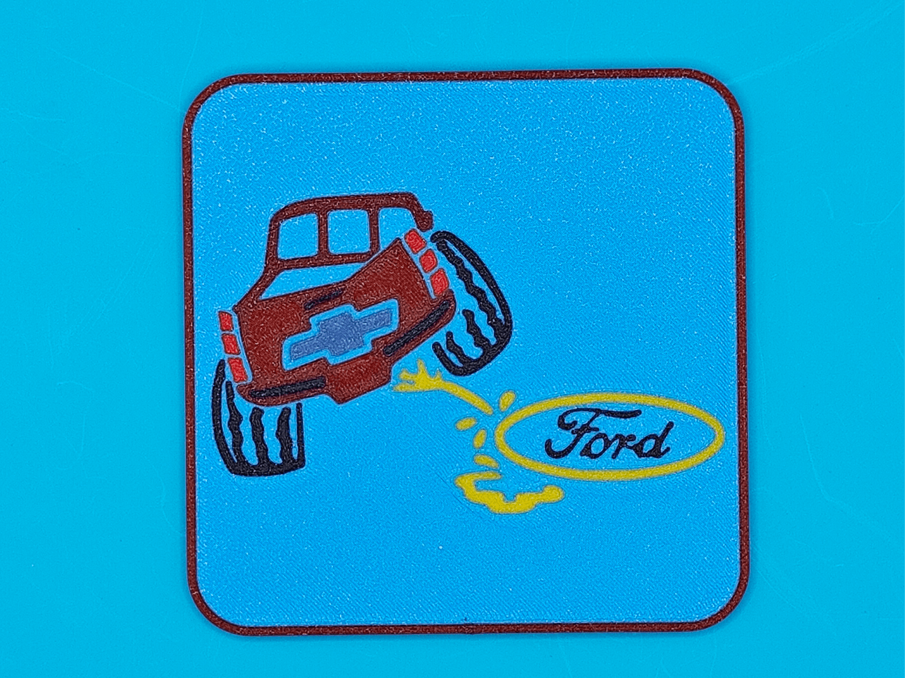 Chevy Piss On Ford Coasters