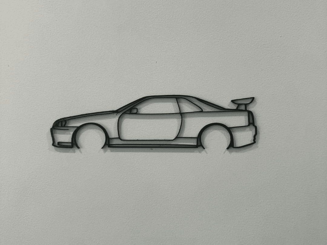 Nissan R34 wallart