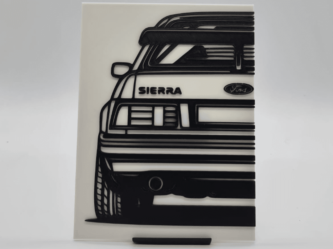 2D Wall Art Ford Sierra Cosworth