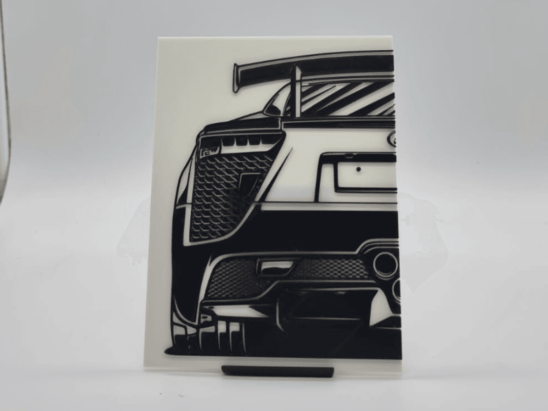 2D Wall Art Lexus LFA