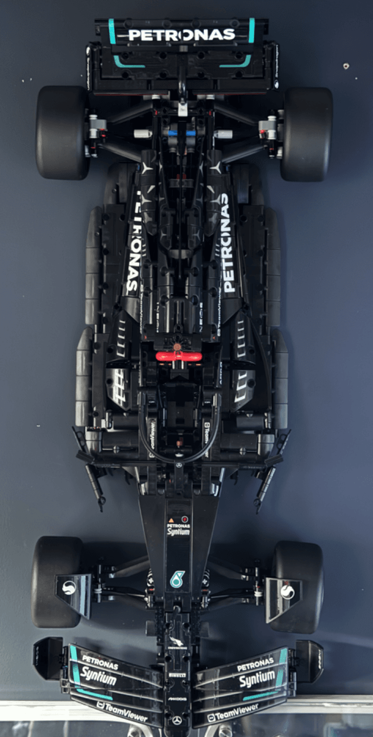 Brick Mercedes F1 Wall Mount (42171) Nose Down