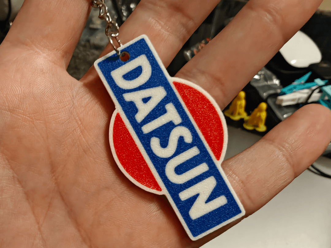 Datsun Logo Keychain 1976-1986