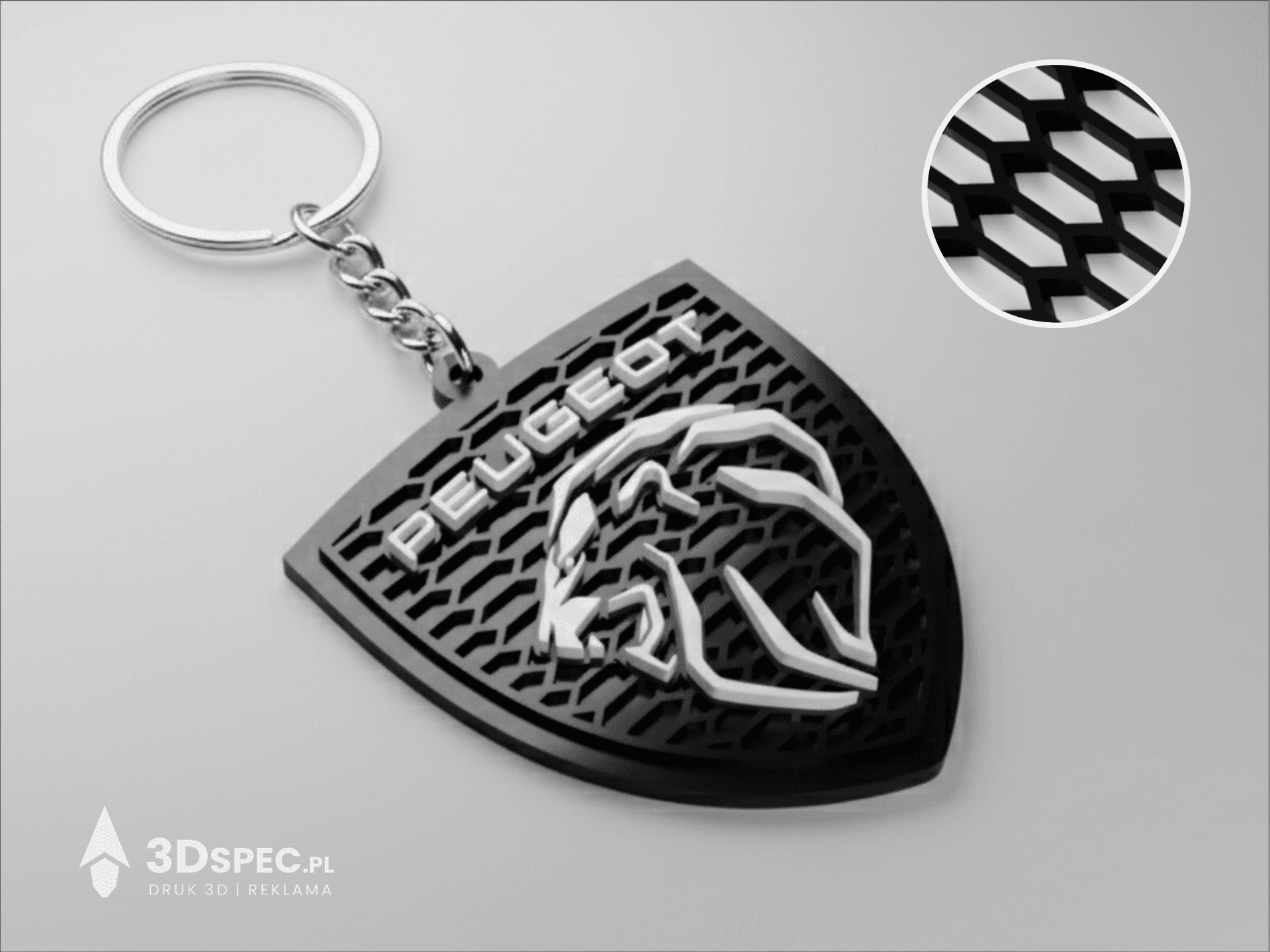 Peugeot keychain