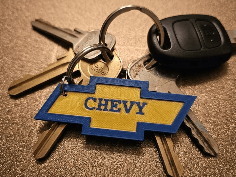 chevy key ring keychain 