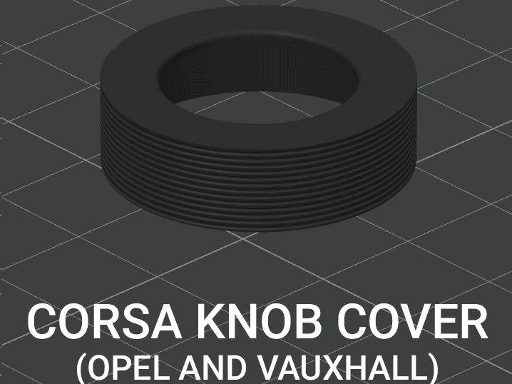 Opel / Vauxhall Corsa E - Stock Radio knob cover