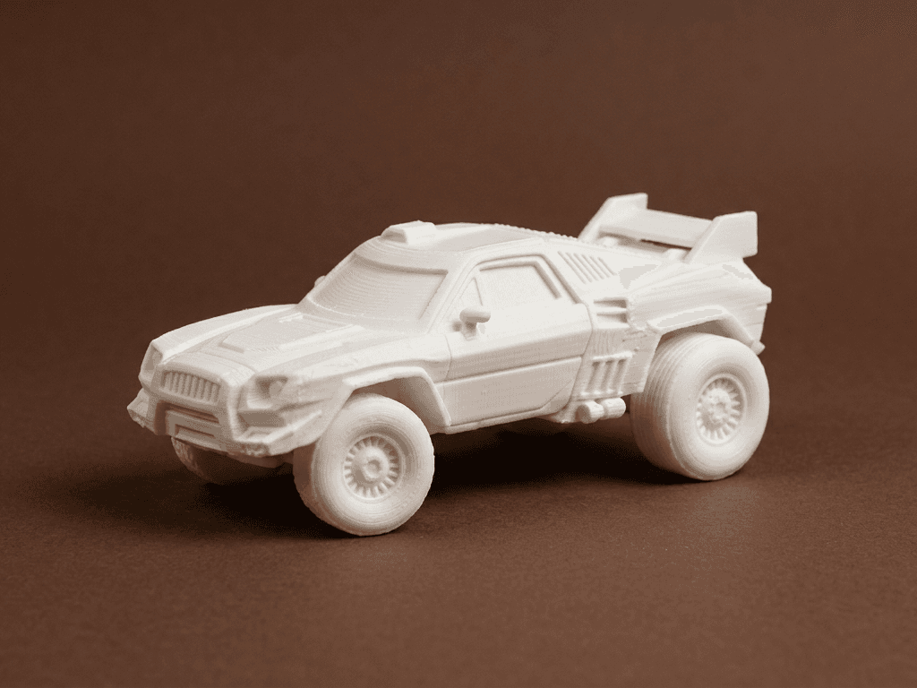 Futuristic Rally Car Mini Model