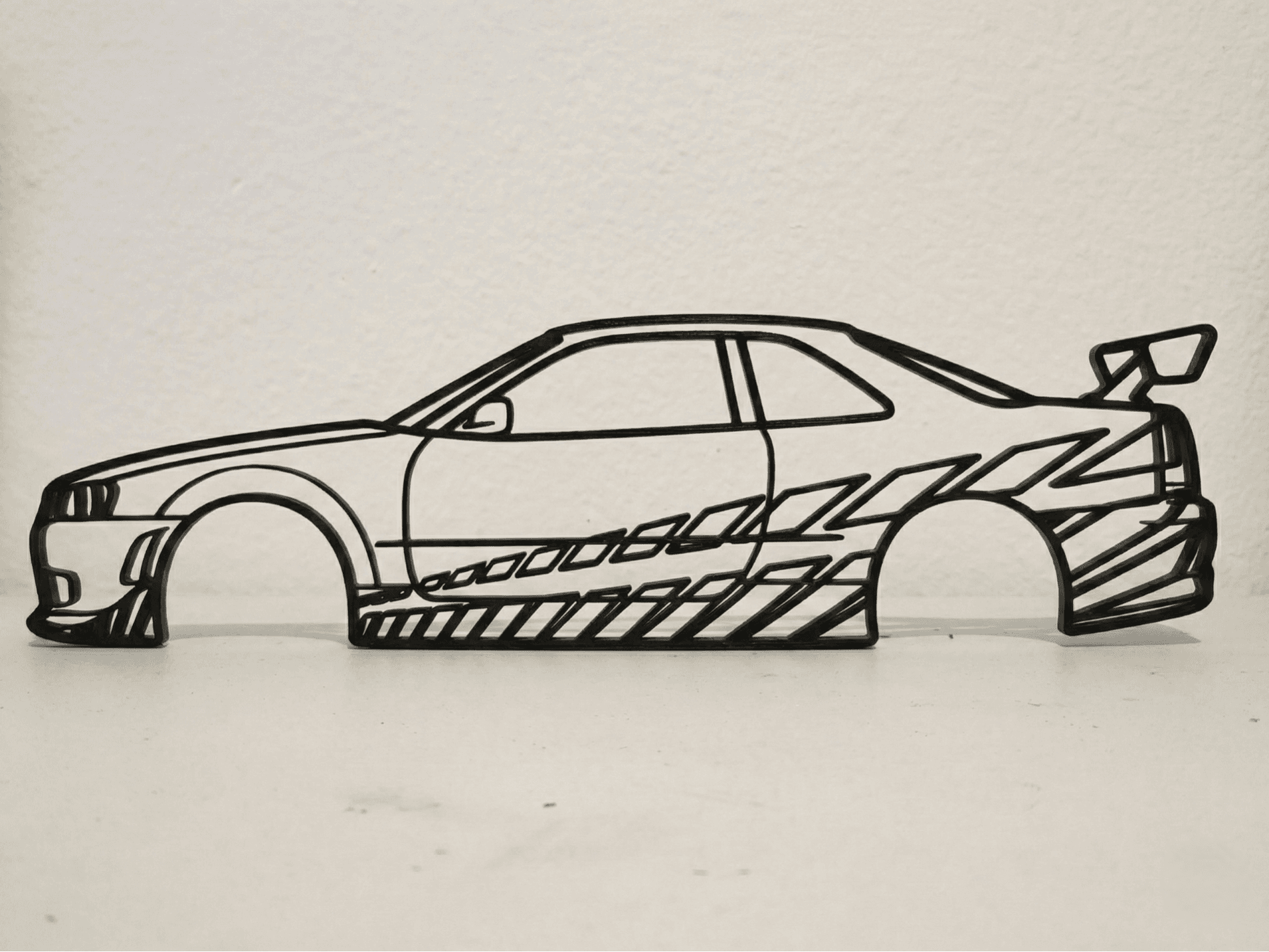 Brian's Nissan R34 GT-R Fast & Furious Wall Art