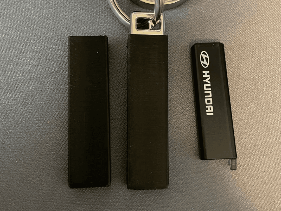 Minimal protective shell for Hyundai manual key
