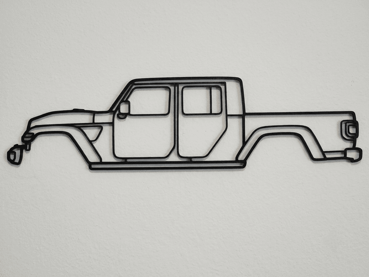 Jeep Gladiator Mojave Wall Art