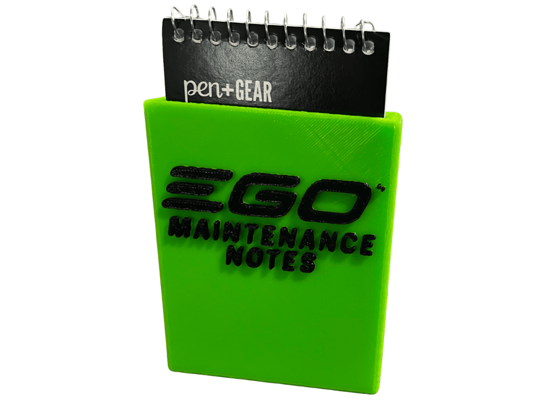 Ego Maintenance notes log. (walmart notebook fits)