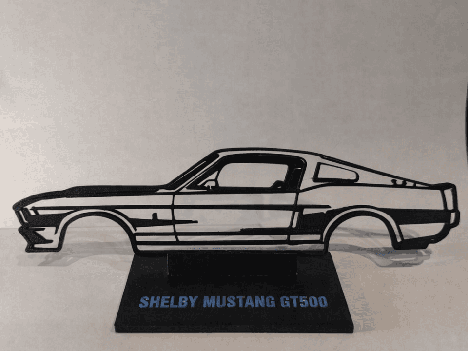 Silhouette Shelby Mustang GT500