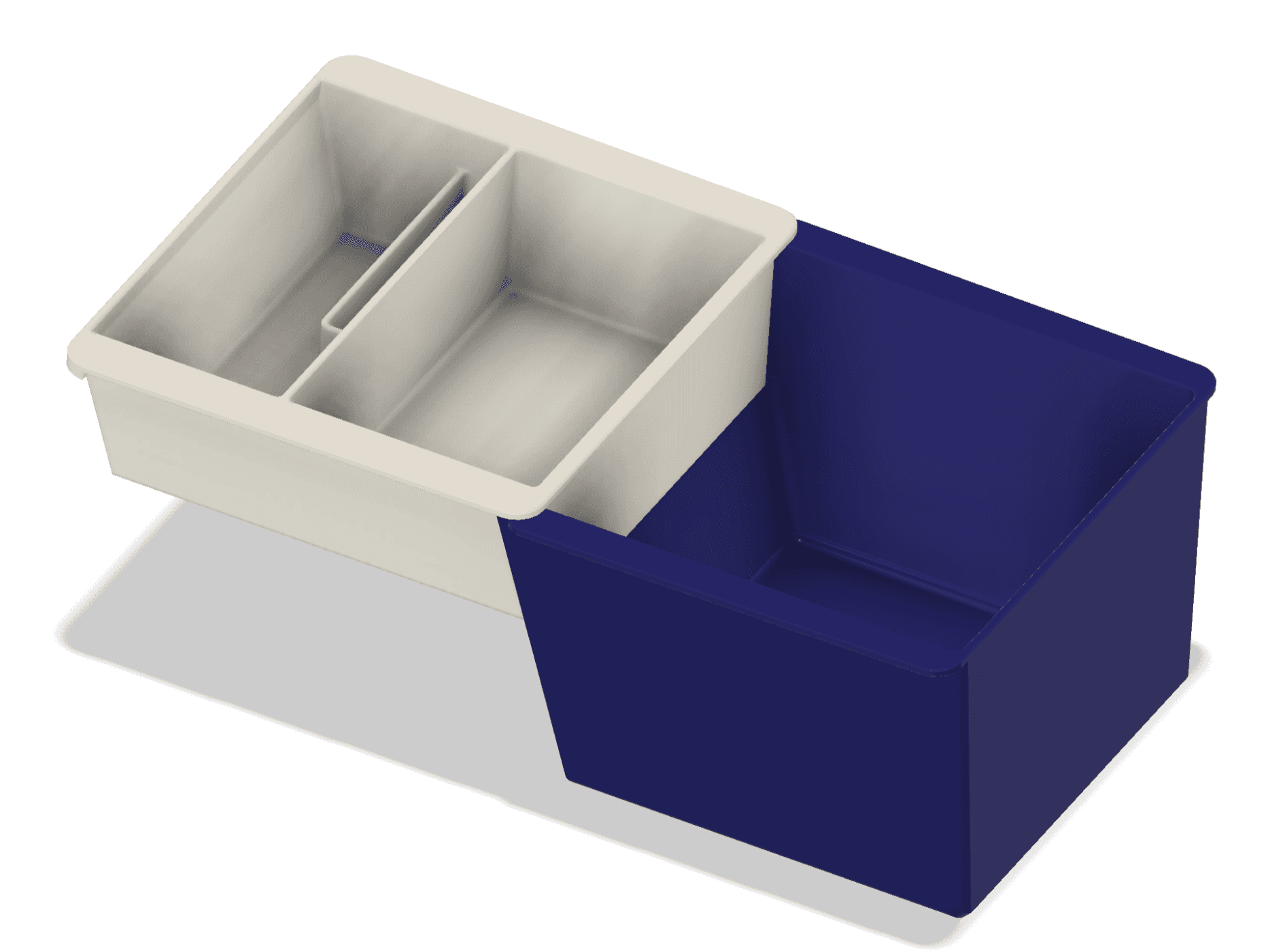 Tesla Model YL Stackable Console Storage Trays