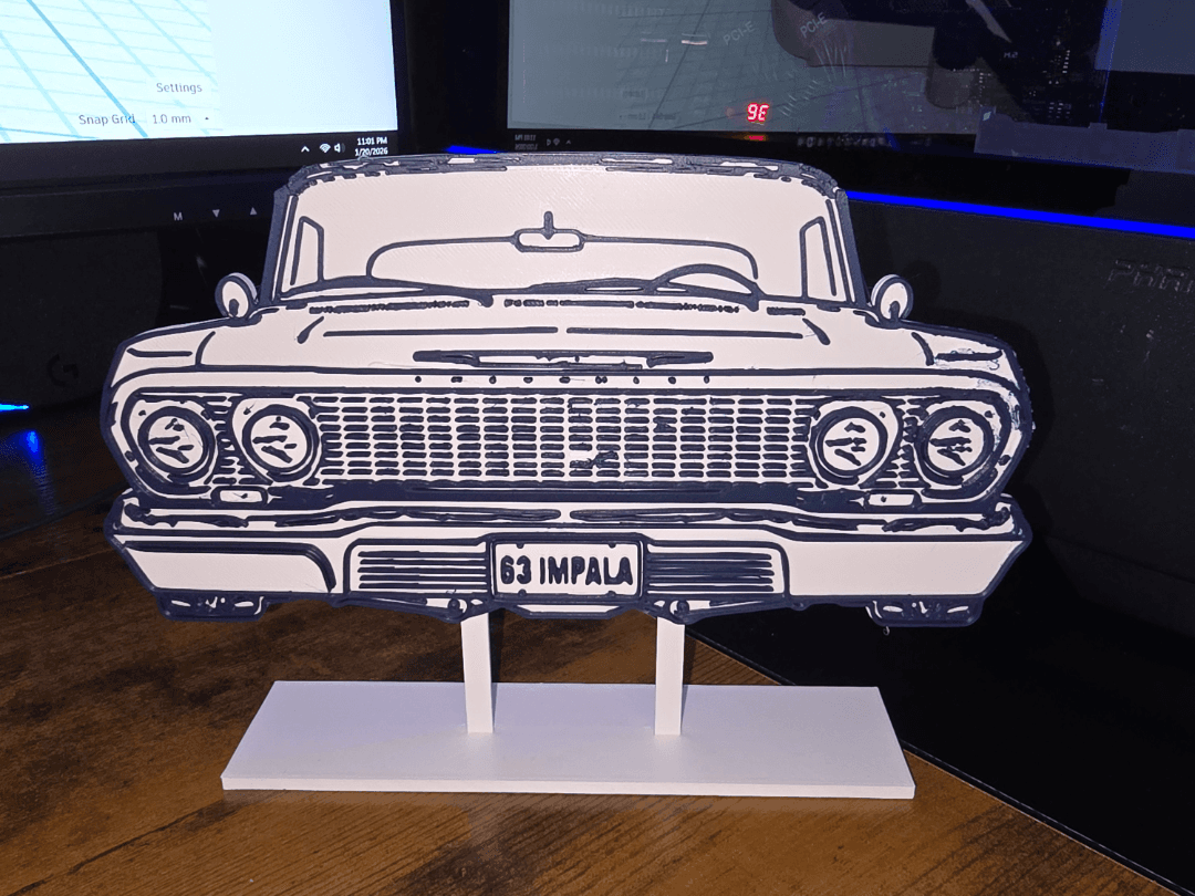 1963 Impala display