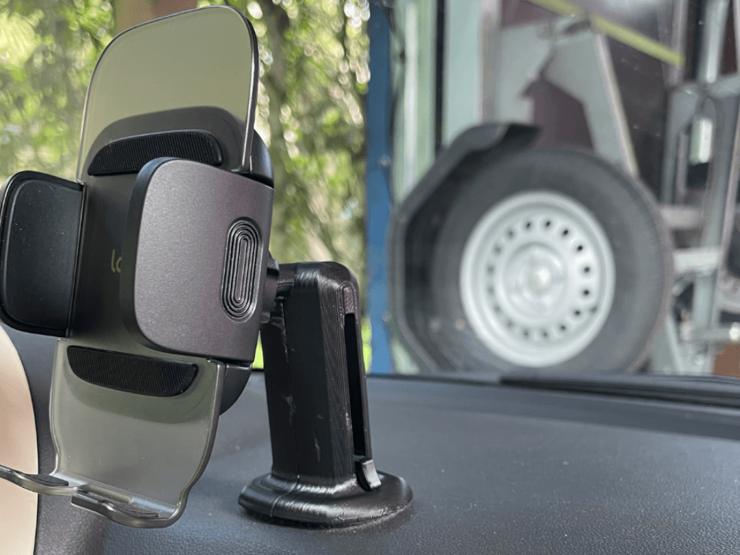Phone Holder for Fiat, Lancia Blue&Me Adapter