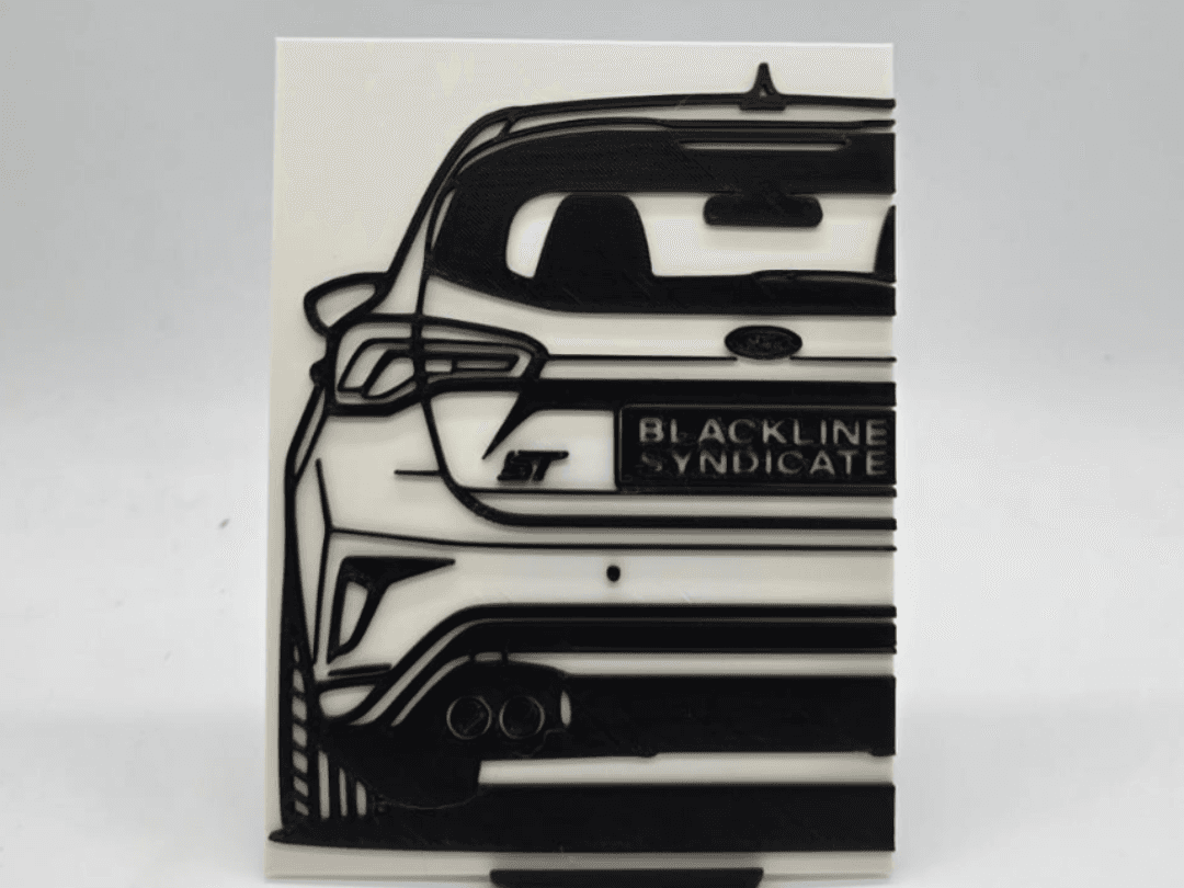 2D Wall Art Ford Focus MK4 ST