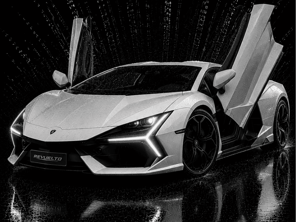 car Lamborghini Revuelto / wall deco EASY PRINT