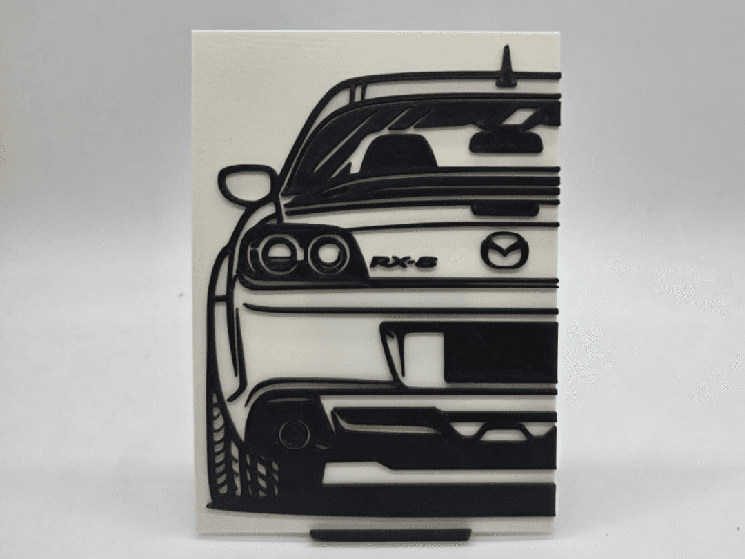 2D Wall Art Mazda RX8