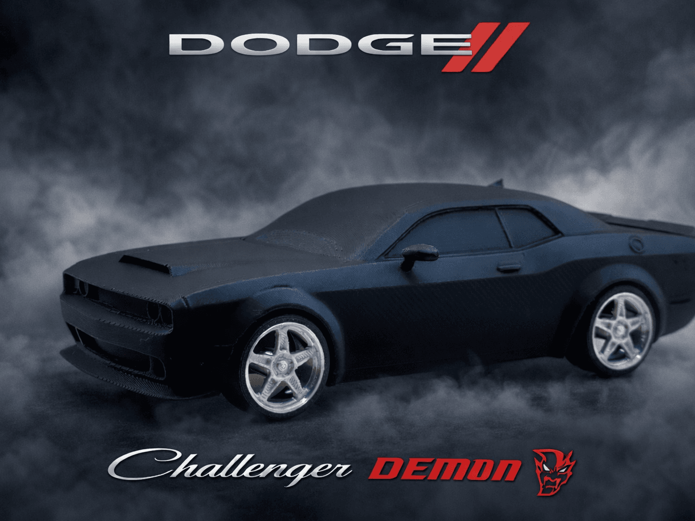Dodge Challenger Demon 2018 - 1/24 Scale Car model