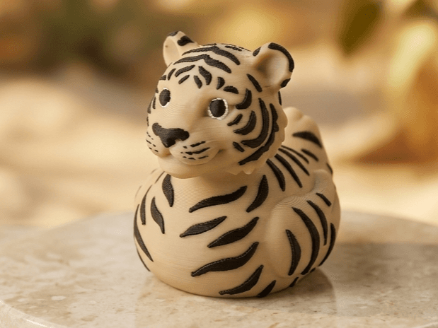 Cute Tiger Duck, Animal Duck, Cruise Jeep Duck