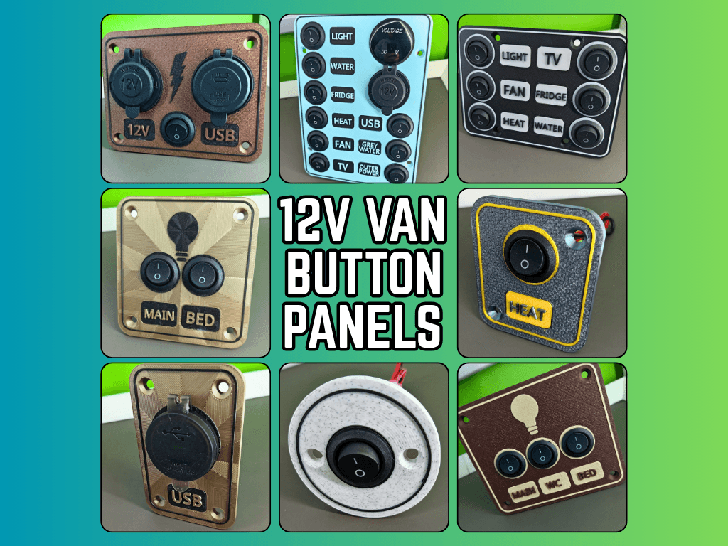 12V Switch Panels - Van Conversion - Power Panels