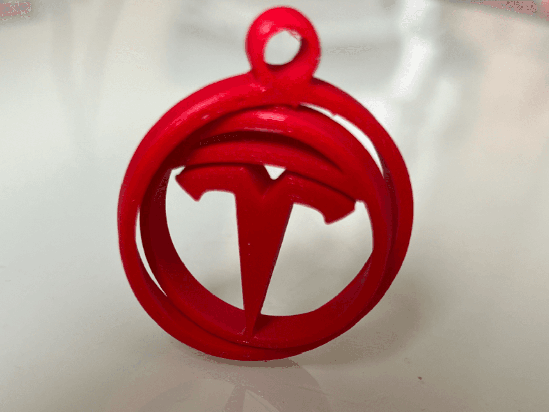 Tesla keychain