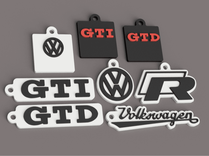 VW Volkswagen Golf R GTI GTD Schlüsselanhänger