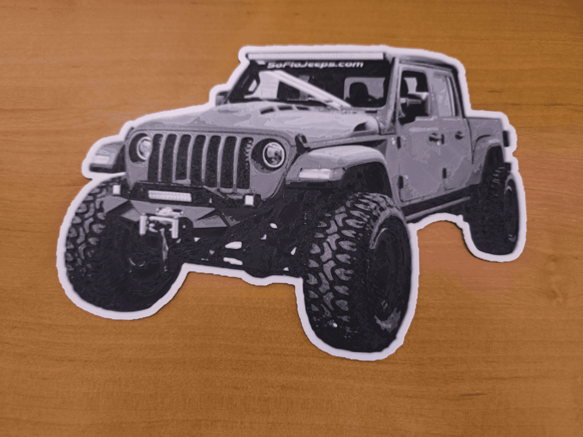 Jeep Gladiator hueforge