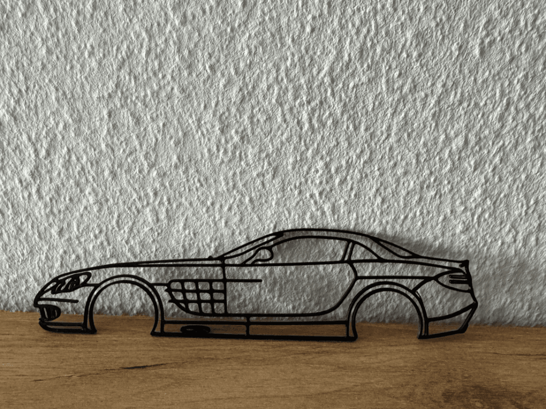 Mercedes SLR McLaren Silhouette One Line Art