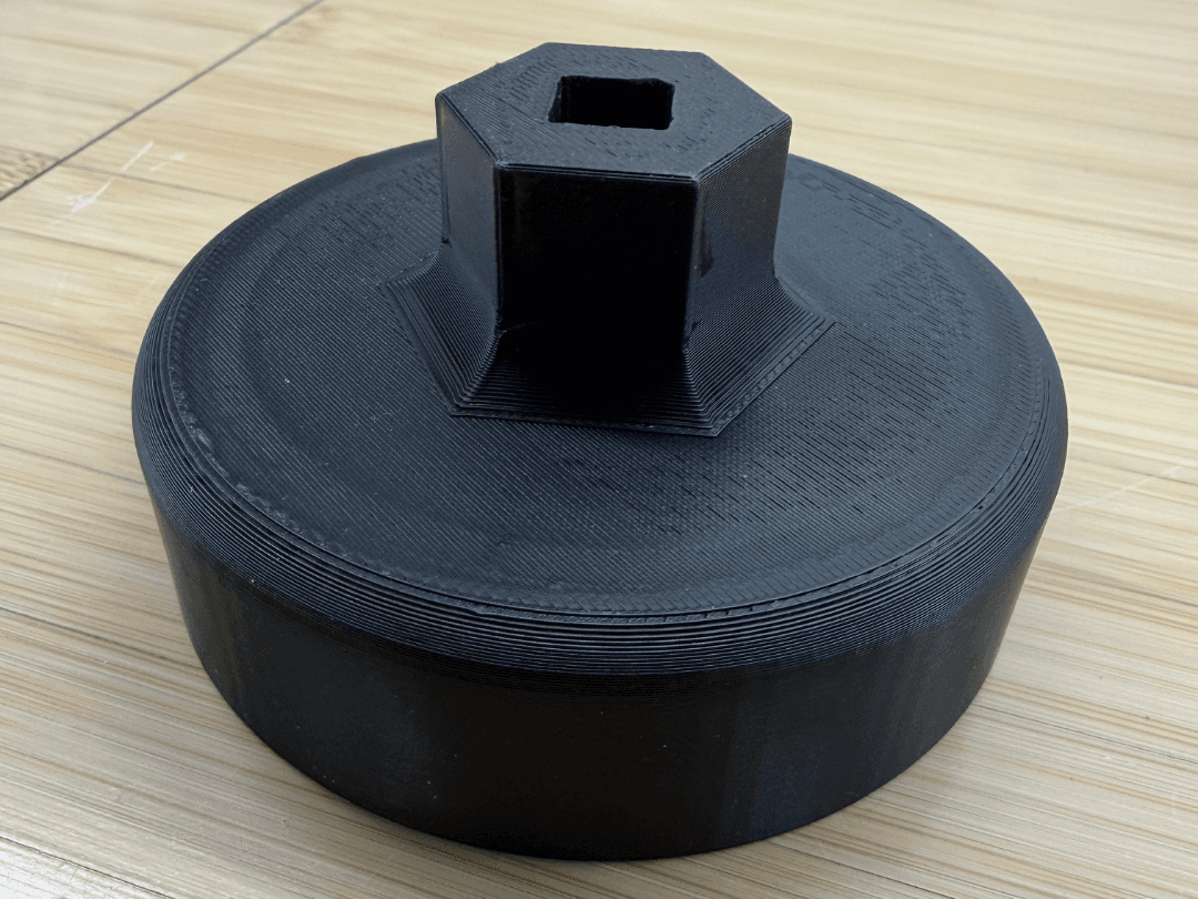 74mm x 14-Flute Oil Filter Wrench Socket (German)