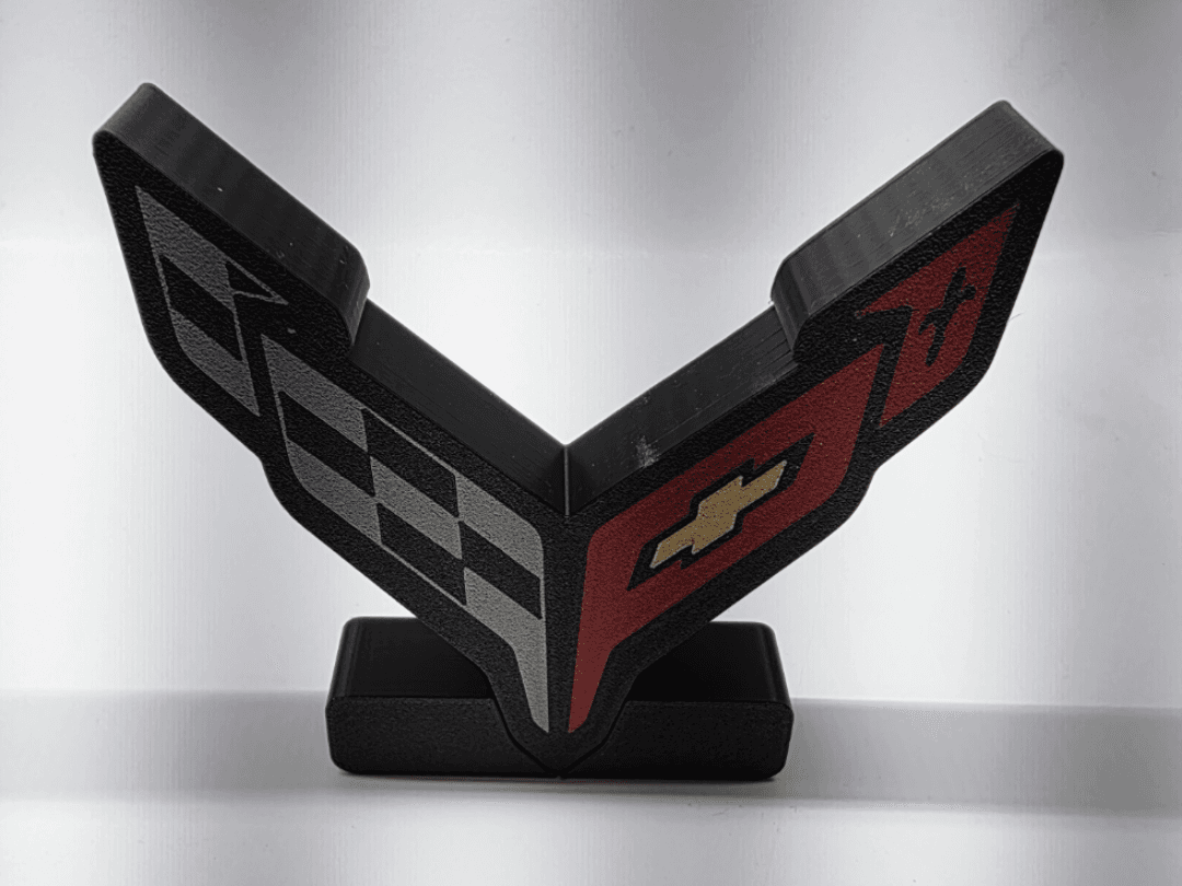 corvette c8 logo lightbox