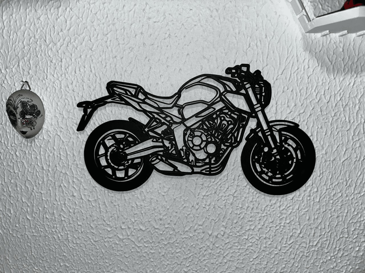 Silueta Honda CB650R para Pared