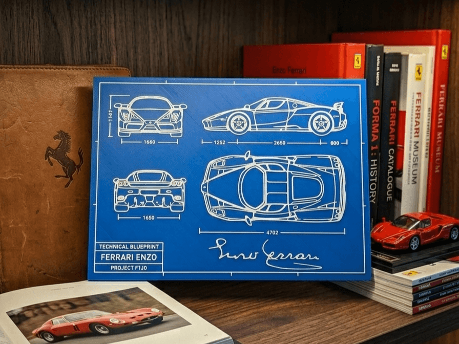 Ferrari Enzo Blueprint