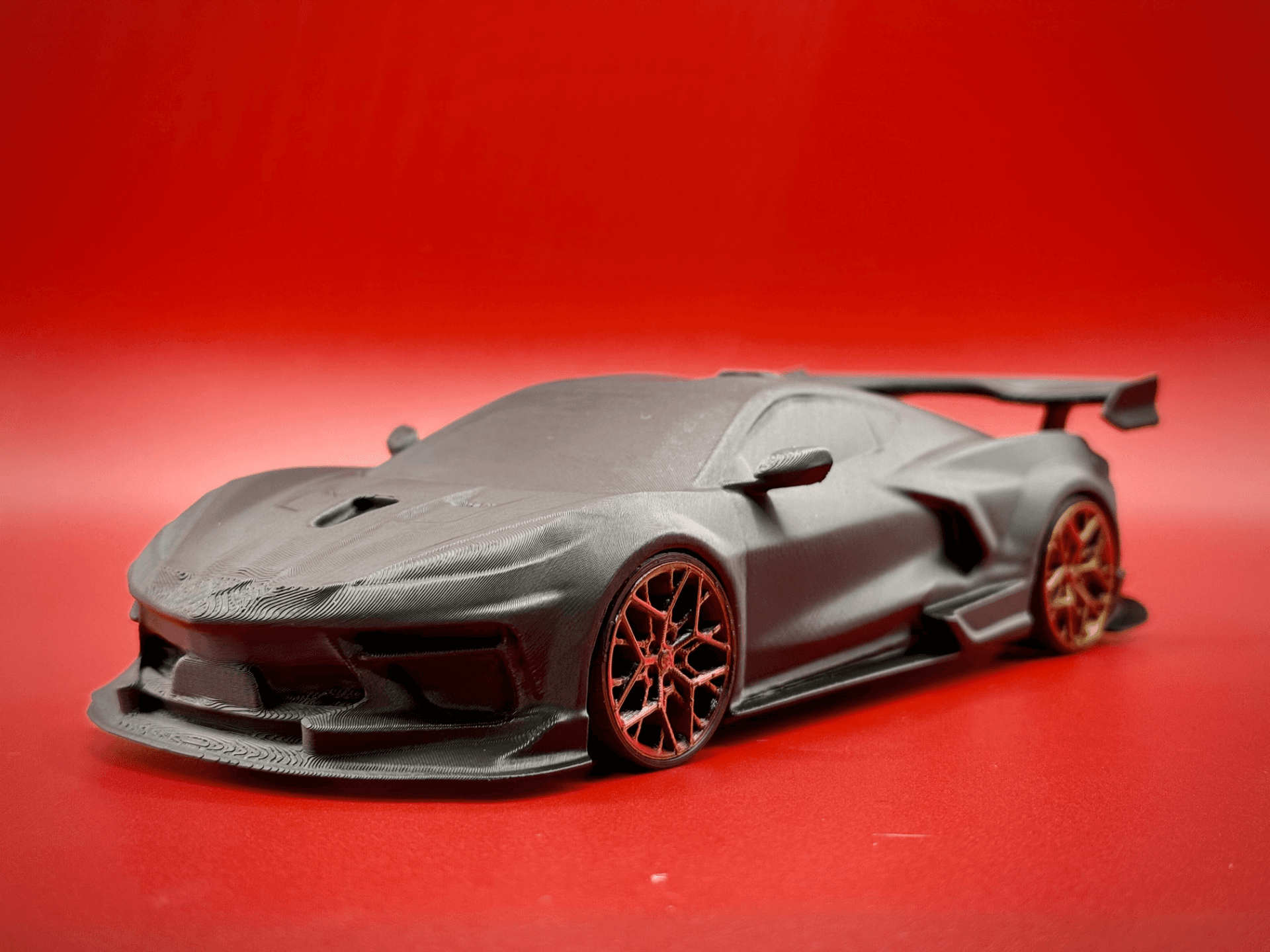 Chevy Corvette C8 Widebody - 1/24 Scale model car!