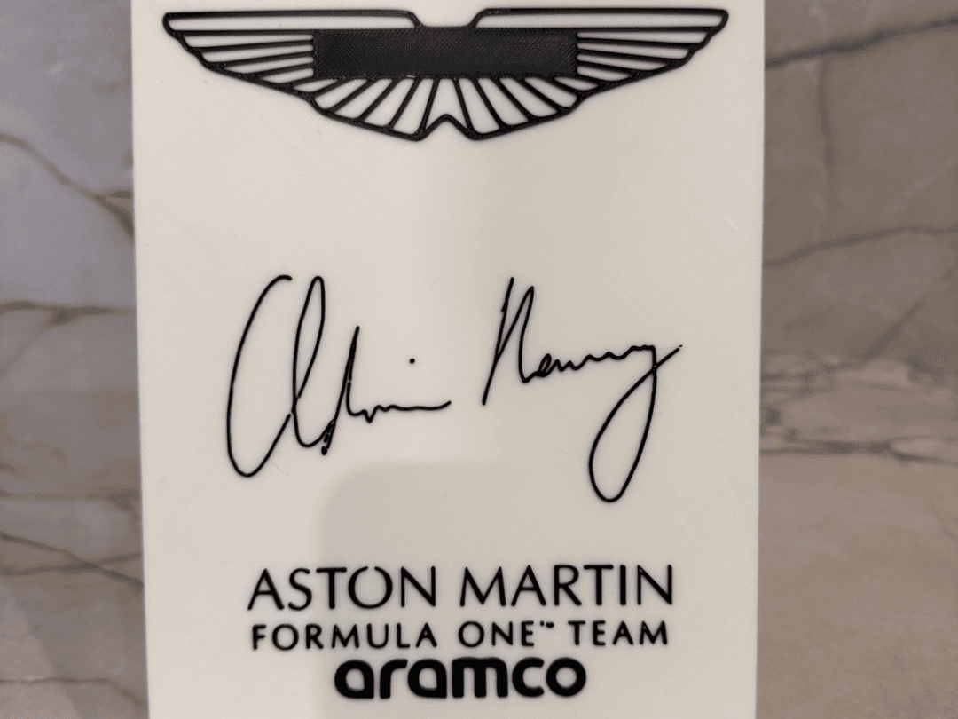 Cuadro Aston Martin Firmado Por Adrian Newey
