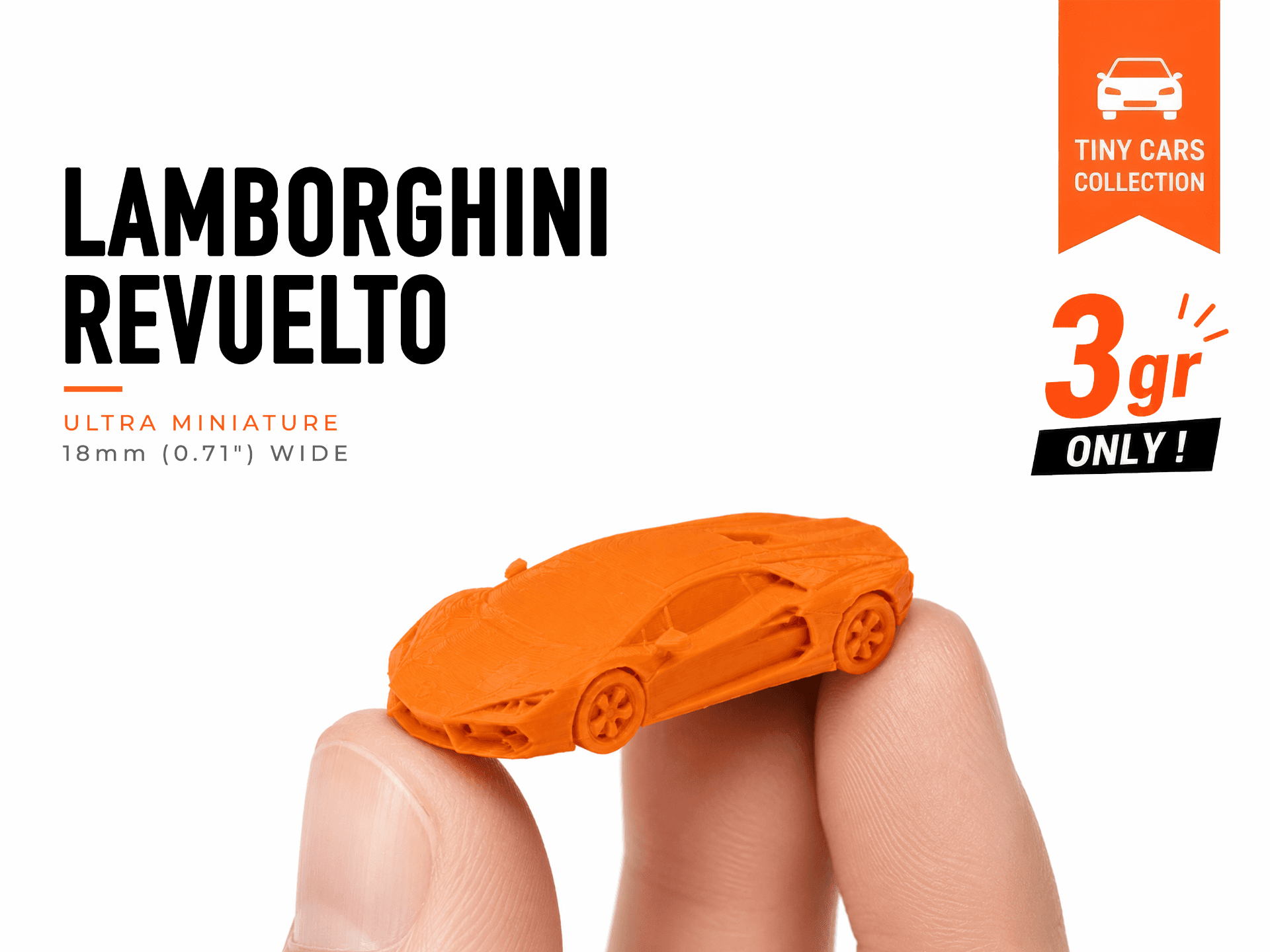 Tiny Lamborghini Revuelto - Mini Cars Series