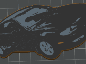 Mazda MX6 keychain
