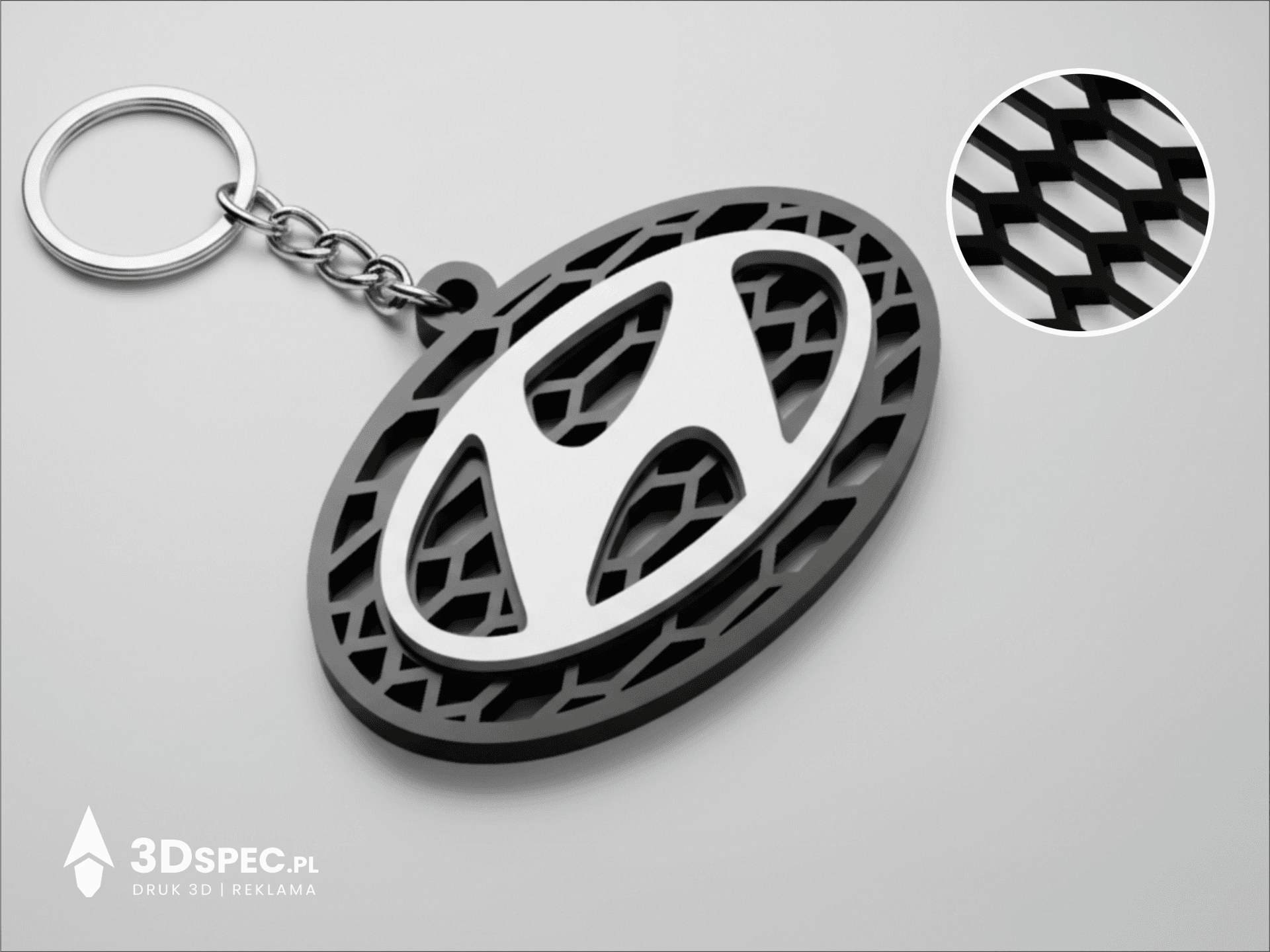 Hyundai  logo keychain
