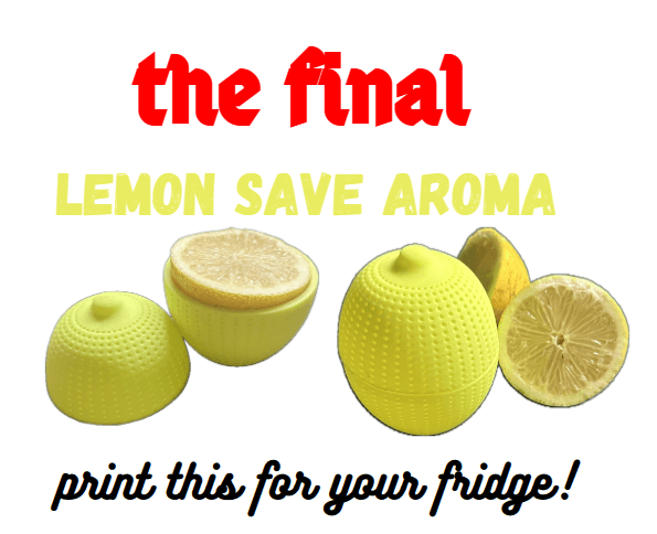 Fresh aroma lemon save 